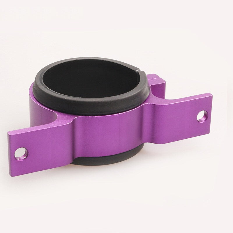 50mm Aluminum Inline Fuel Pump or Filter Mounting Bracket Mount Clamp Purple