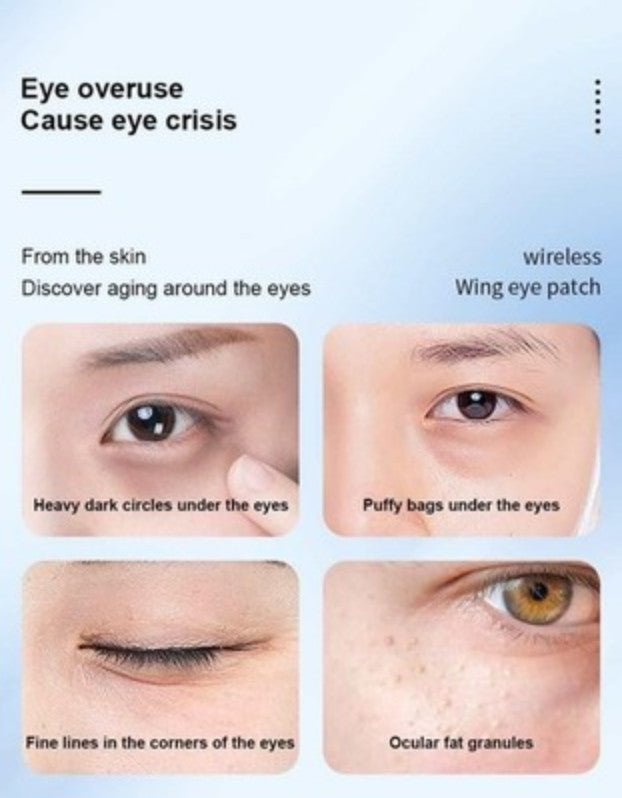 New Newtiful Eye Pods - 2026 New Portable Red Light Under-Eye Massager Patches