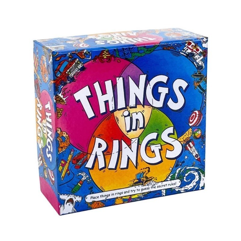 Things In Rings Board Game 2-6 Player Guessing And Reasoning Party Game Cards UK