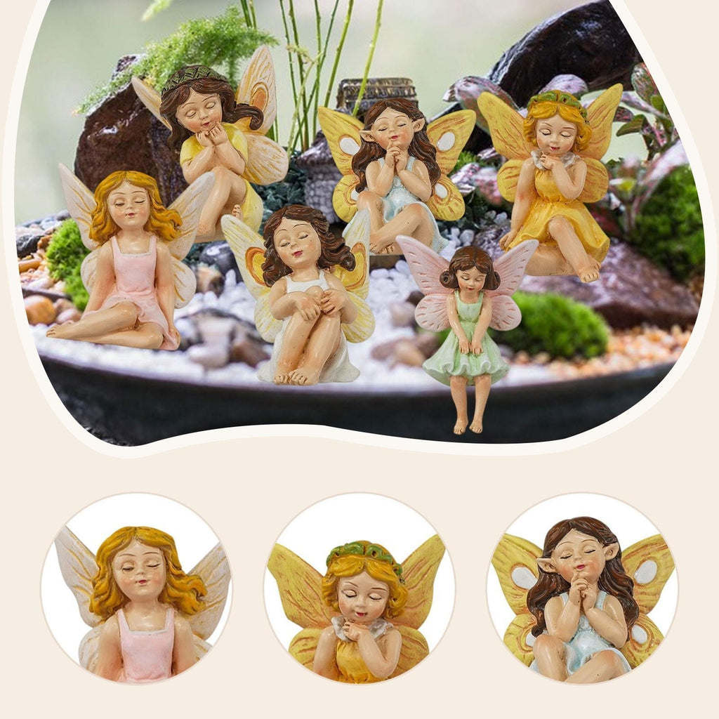 4/6Pcs Fairy Garden Accessories Ornaments Cute Home Decoration