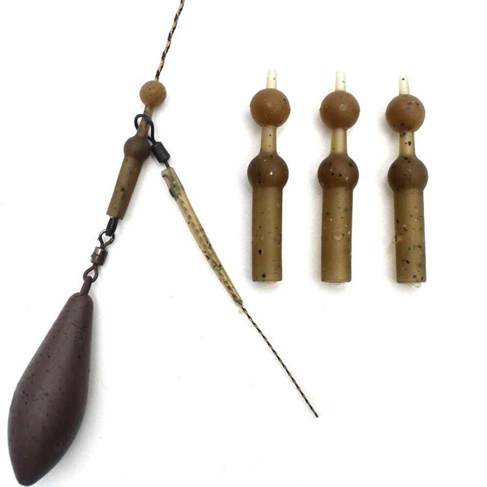 10pcs Helicopter Sleeve Bead Hair Rig Making Bead Terminal Carp Fish Heli Sleeve