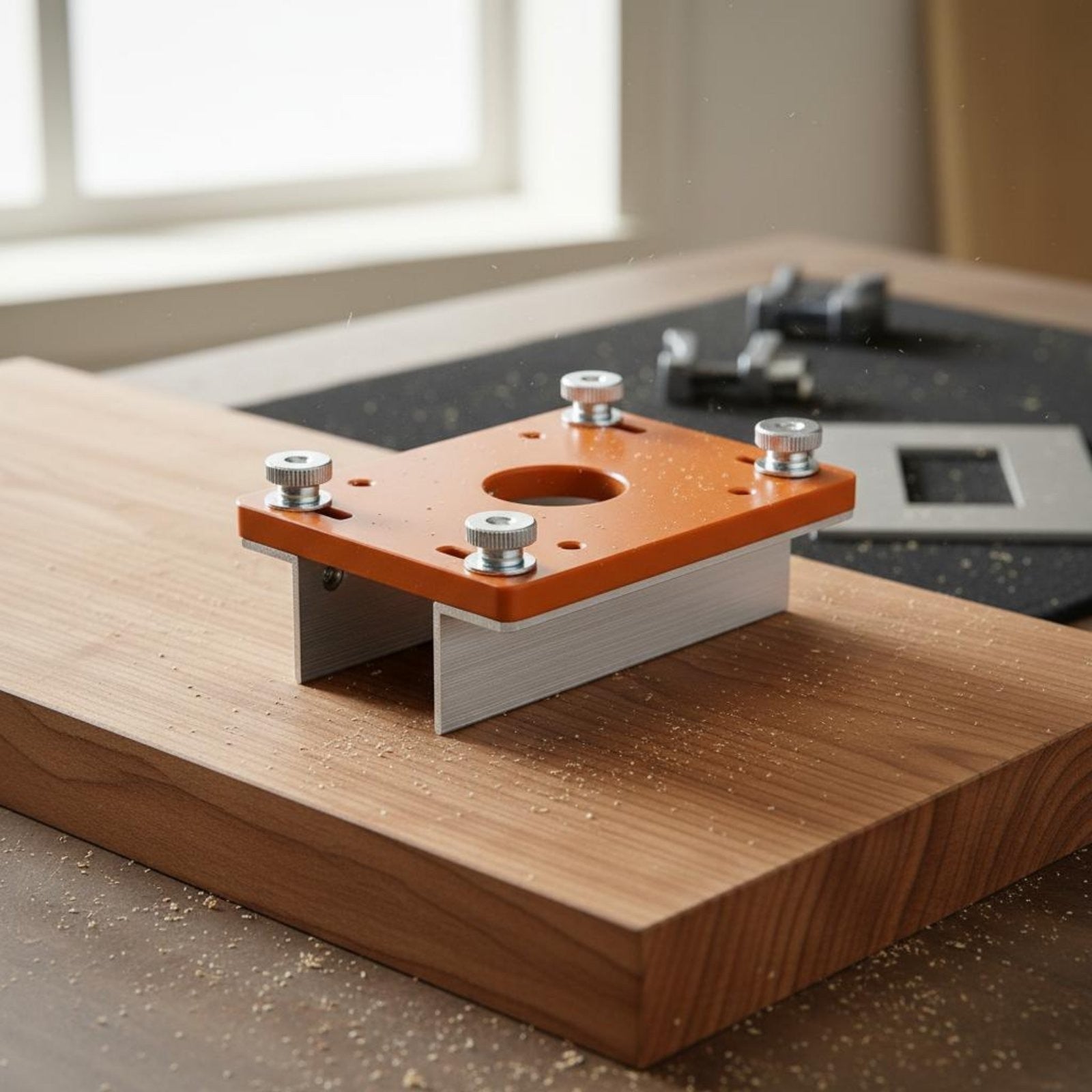 2-in-1 Grooving Guide Sturdy Construction Slotting Jig
