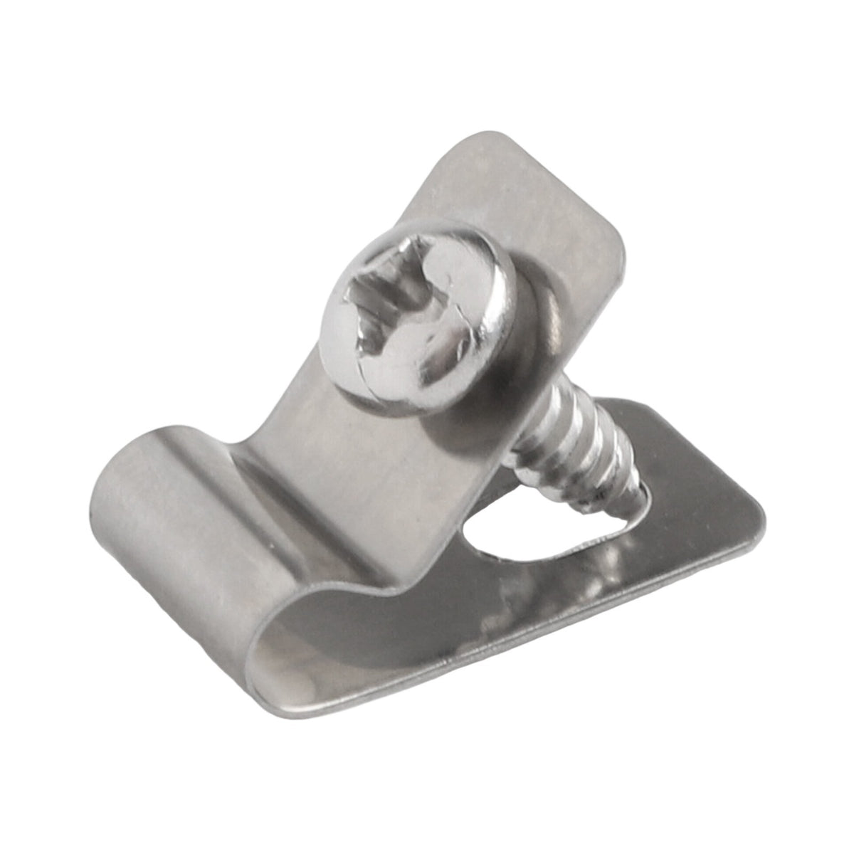 100 Pack of Rust Resistant Wire Clips with Screws for Fencing Applications