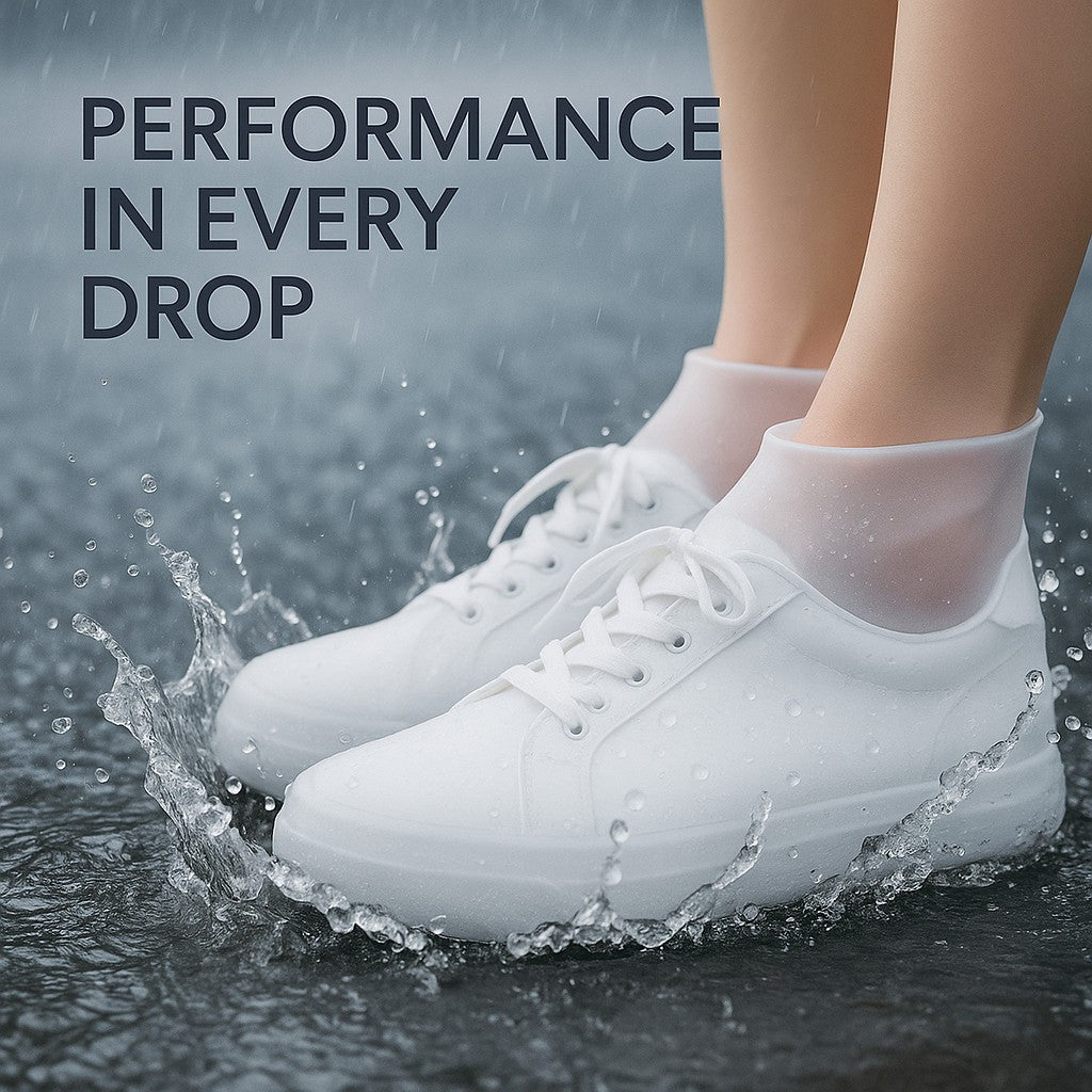 Waterproof Rain Shoe Covers – Non-Slip, Reusable Protective Outdoor Boot Covers