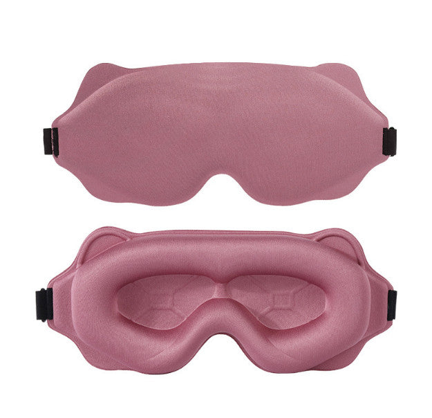 2PCS 3D Sleeping Mask Memory Foam Block Out Light comfort Eye Shade Blindfold