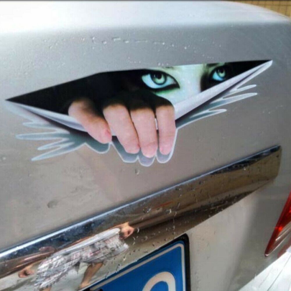 Accessories 3D Auto Decal Window Car Stickers Scary Eyes Auto-styling Peeking