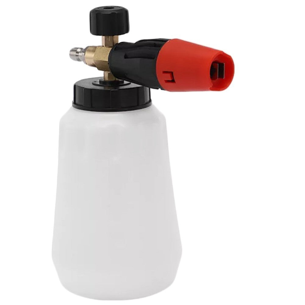 1000ML 1/4" Quick Release Snow-Foam Lance Pressure Washer Gun Soap Bottle Cannon