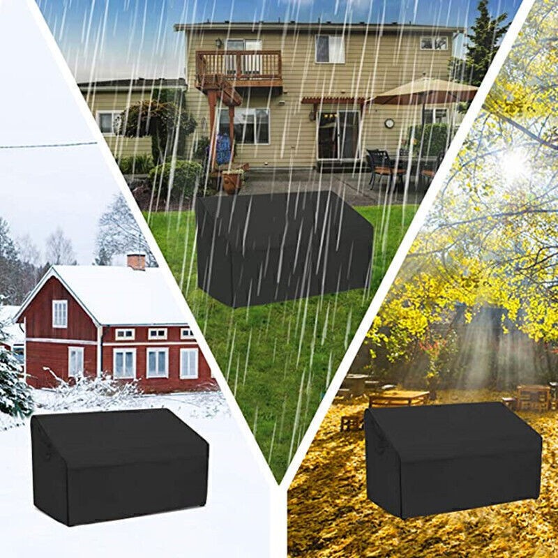 2/3/4 Seater Heavy Duty Waterproof Outdoor Garden Bench Seat Cover For Furniture