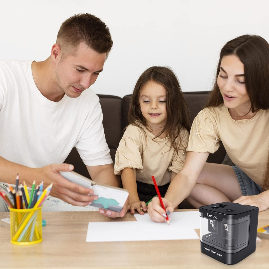 Electric Pencil Sharpener Automatic Desktop Pencil Sharpener Cutter Stationery