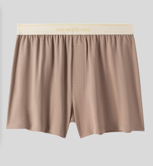 5PCS Men's Breathable Pure Cotton Boxer Briefs for Loungewear