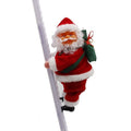 Christmas Electric Santa Claus Climbing Ladder Doll Music Xmas Music Decor Party