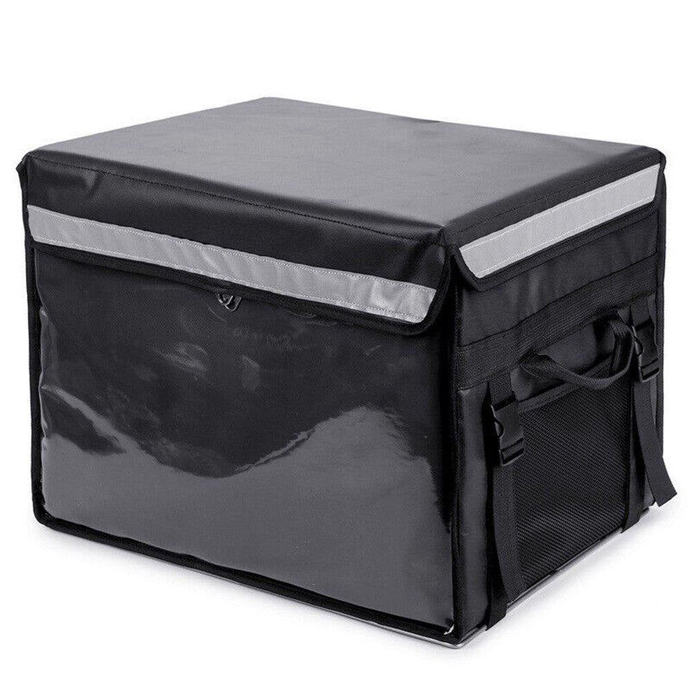 62L Food Delivery Bag + Rear Rack For Motorcycle Bike Food Delivery Drivers Kit.
