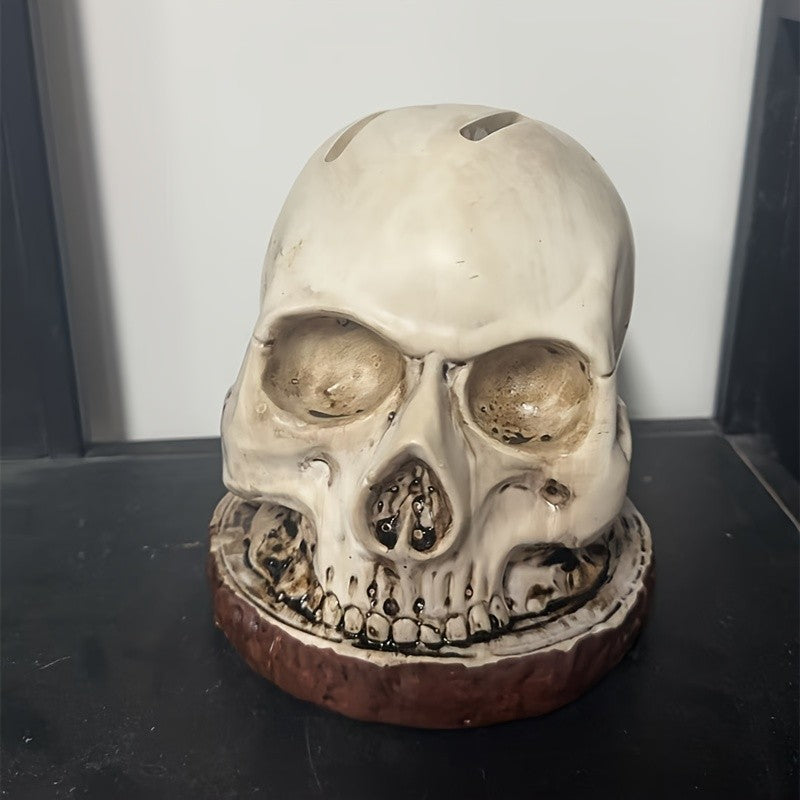 Skull Knife Holder For Kitchen Storage, Horror Kitchen Storage Head Rack Decor