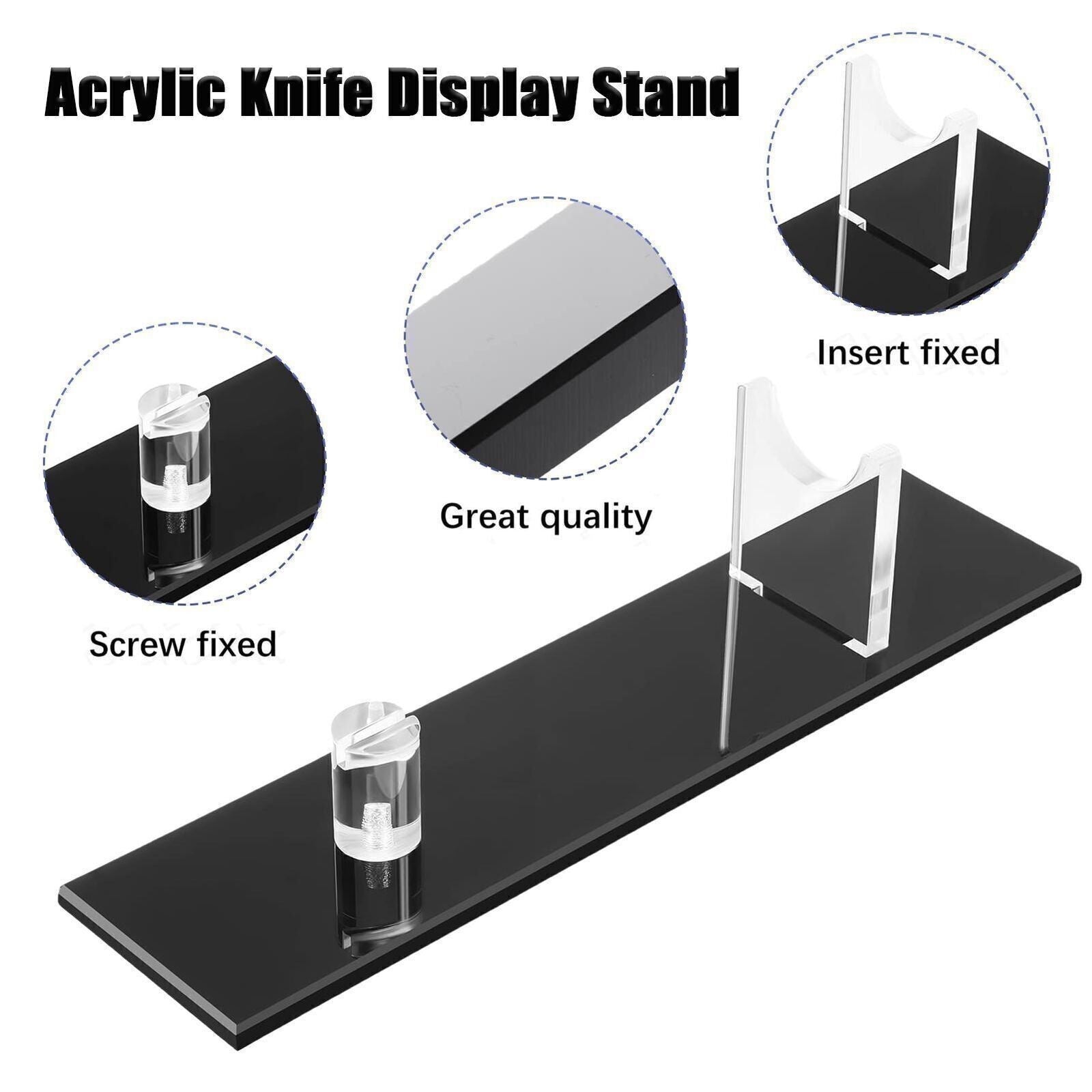 Acrylic Knife Display Stand Fixed Blade Knife Collection Display Stand UK