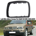 For BMW X5 E53 2000-2006 Left Side Door Wing Mirror Cover Cap Trim Ring Frame
