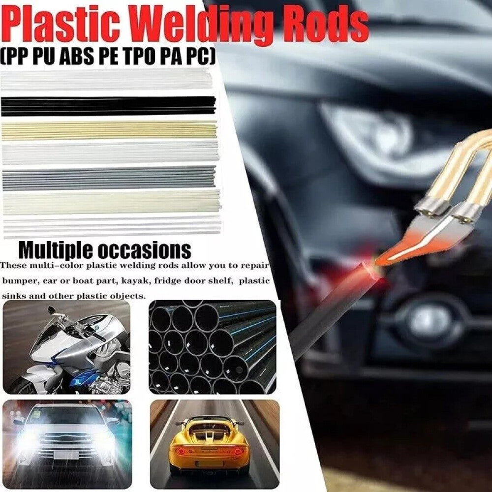 200W Hot Stapler Plastic Repair Welder Car Bumper Welding Machine Kit 1200Staple