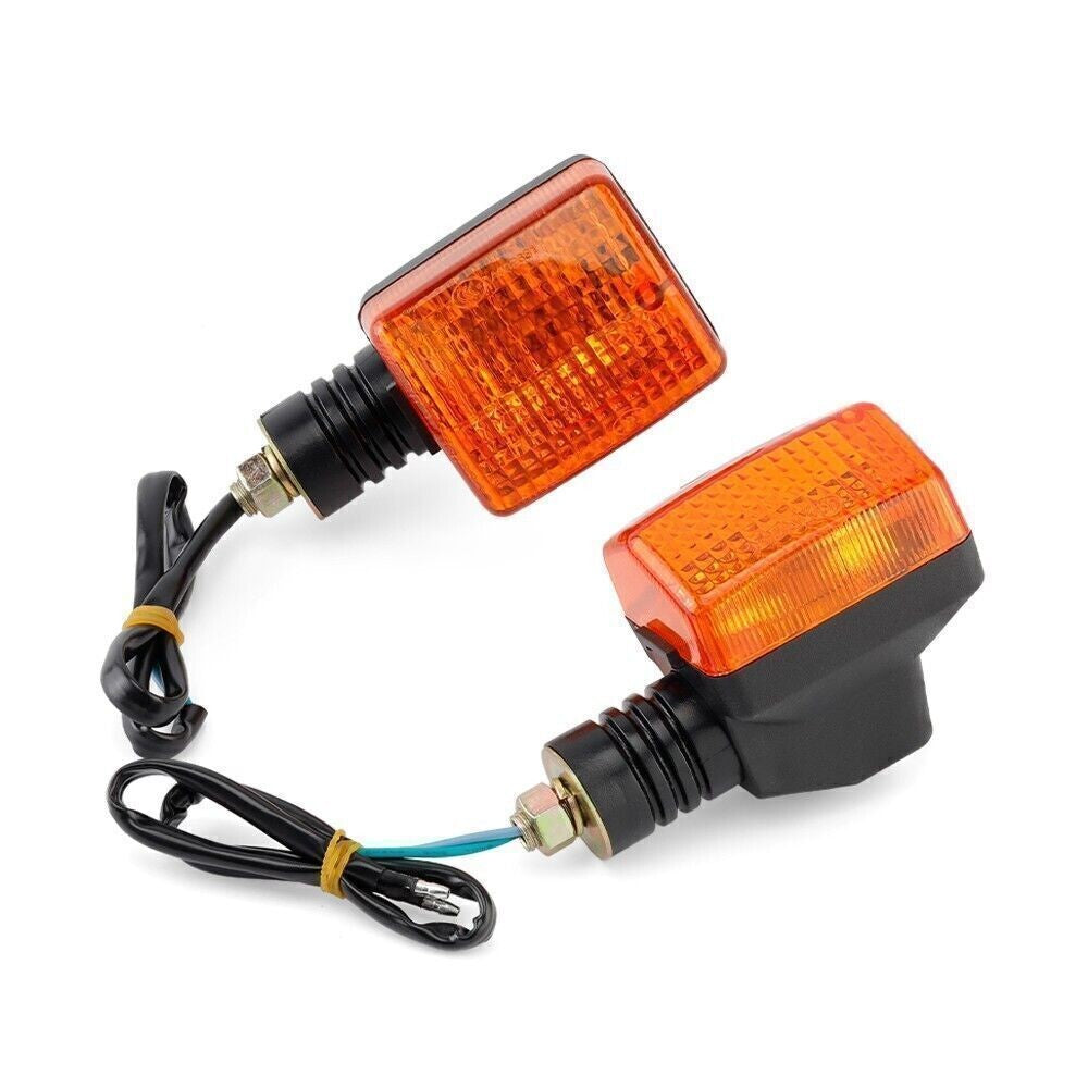 2x Motorcycle Turn Signal Light Indicators For Honda CB 125 250 500 Twin 750