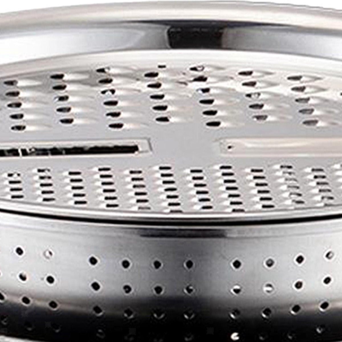 3 in 1 Stainless Steel Basin Strainer Julienne Grater Bowl and Strainer