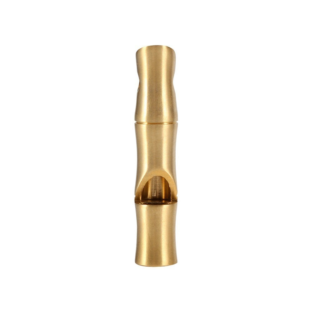 Brass Survival Whistle High Decibel Signal Whistle  Sports Emergencies