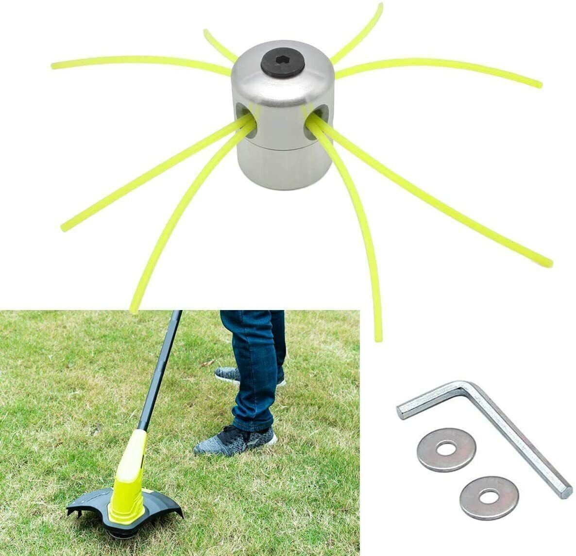 Universal Aluminium Strimmer Head Grass Trimmer Cutter Brushcutter Spool Heads