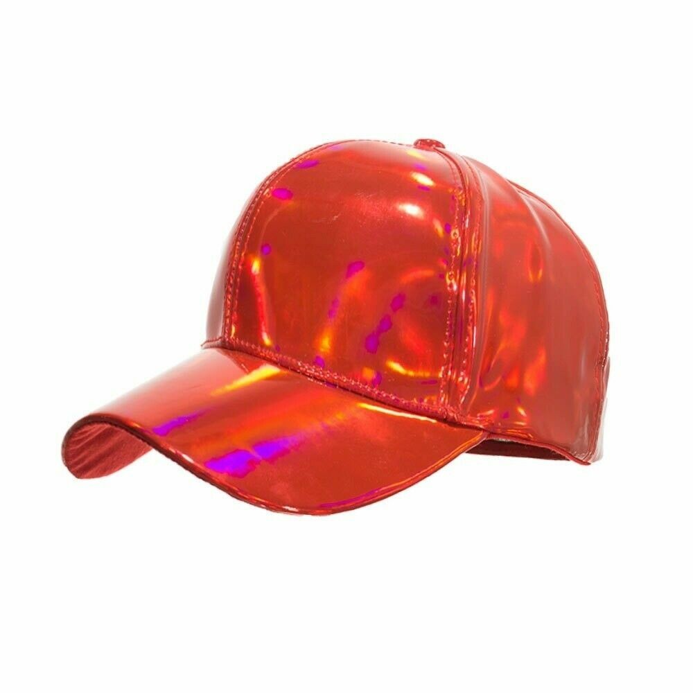 Reflective Baseball Cap Hat Shiny Hologram Adjustable Snapback Hip Hop Punk