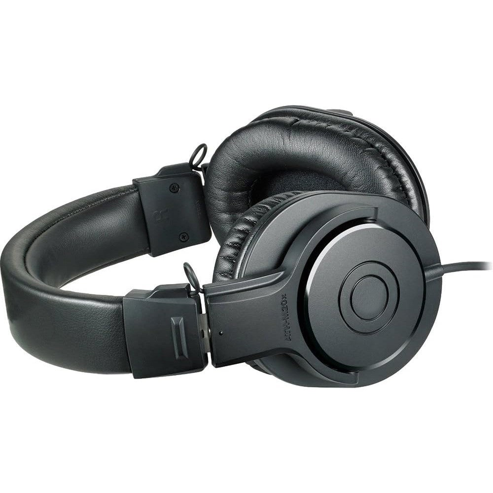 NEW Audio Technica ATH-M20X Studio Monitor Headphones + Case & Cables ATH-M50X