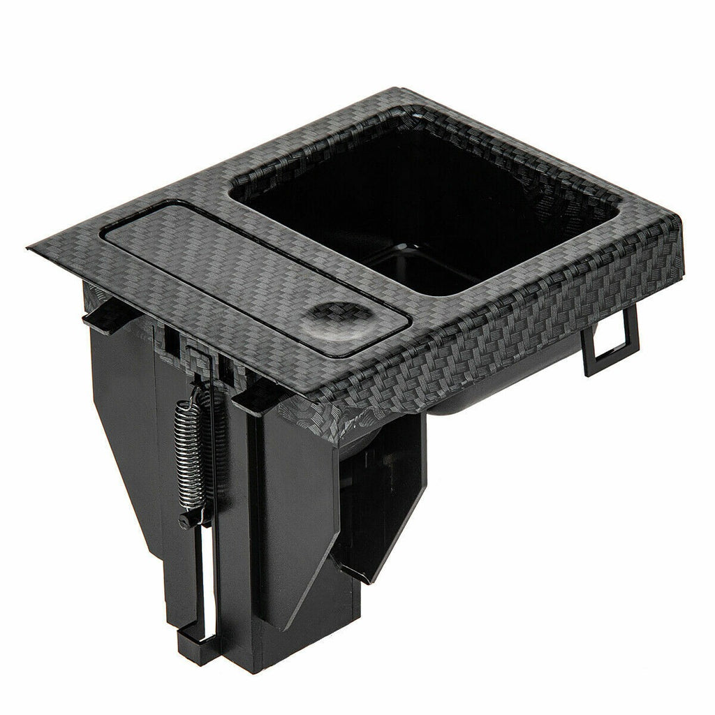 Carbon Fiber Style Center Console Cup Drink Holder For BMW 3 Series E46 99-06