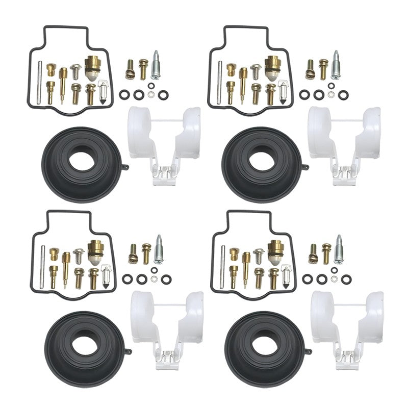 4 Set Carburetor Diaphragm Repair Kit Fit Kawasaki ZX600 Ninja ZX6R ZZR600 CV