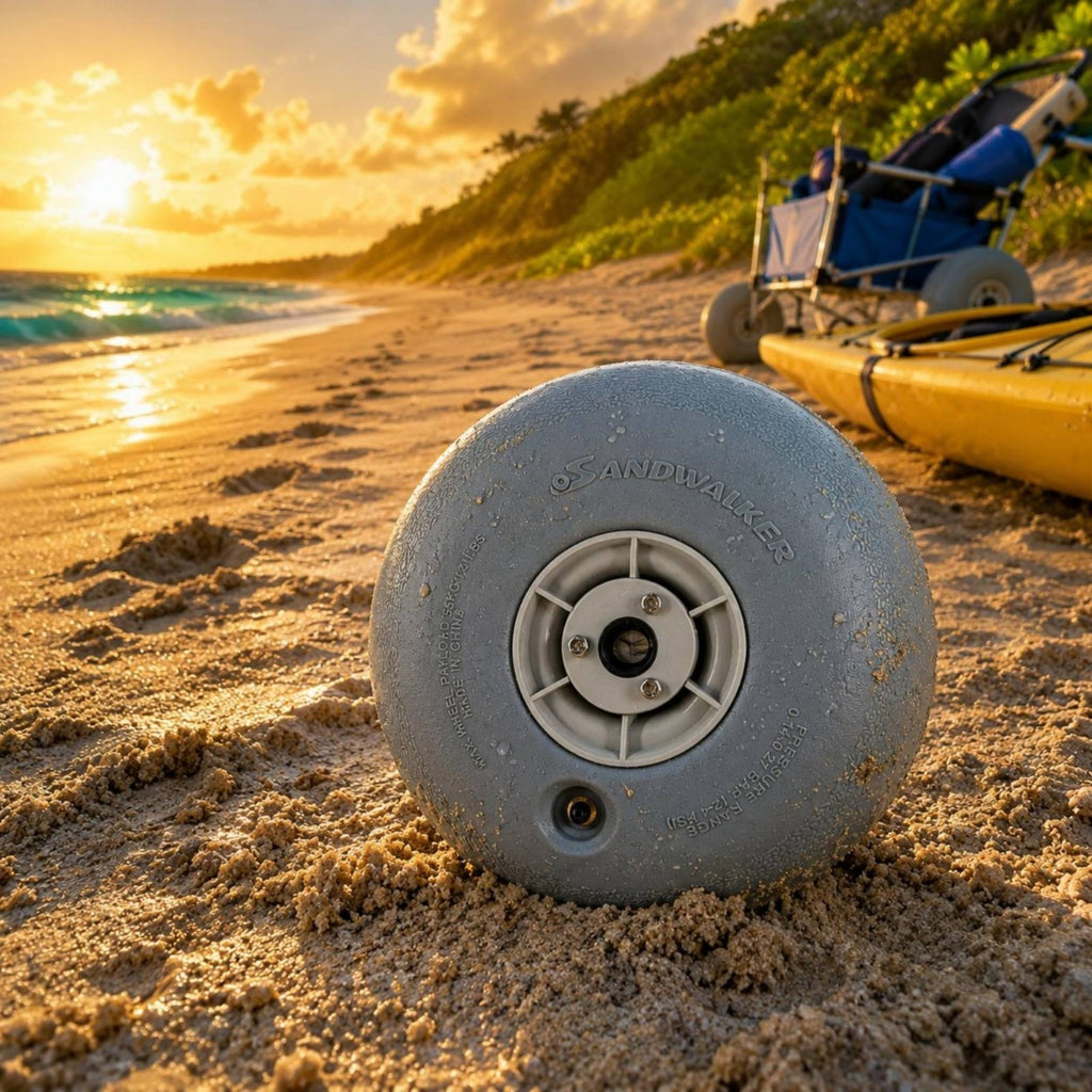 PU Beach Wheel Easy to Inflate Beach Vehicle Wheel Wear-Resistant