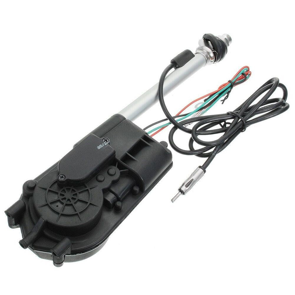 12V Electric Automatic Car Aerial Mast AM FM Radio Power Antenna Replacement