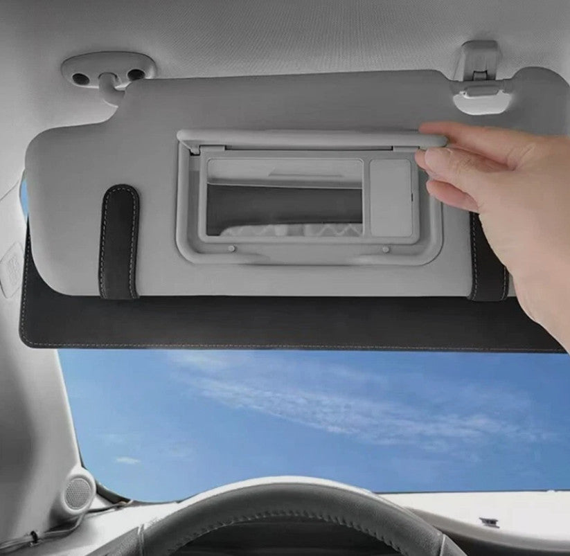 Car Sun Visor Extension Extender Clip on Glare Reducer Low Sun Driving Protector
