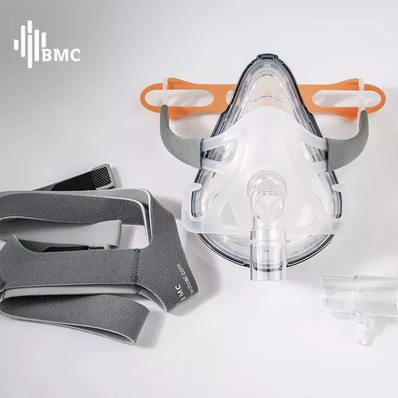 Full Face FM1A CPAP Nasal Mask with Adjustable Headgear Sleep Apnea Size M L*^
