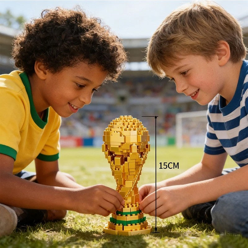 2026 FIFA WORLD CUP Building Blocks, World Cup Trophy Building Blocks Gift