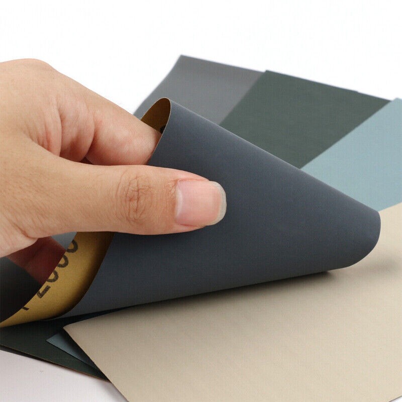 81Pcs Assorted Sanding Wet and Dry Waterproof Sandpaper Sander Paper Tool UK