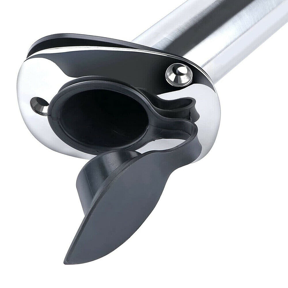 UK 2x Stainless Steel Marine Fishing Rod Holder Flush Mount 30° For Boat/Yacht