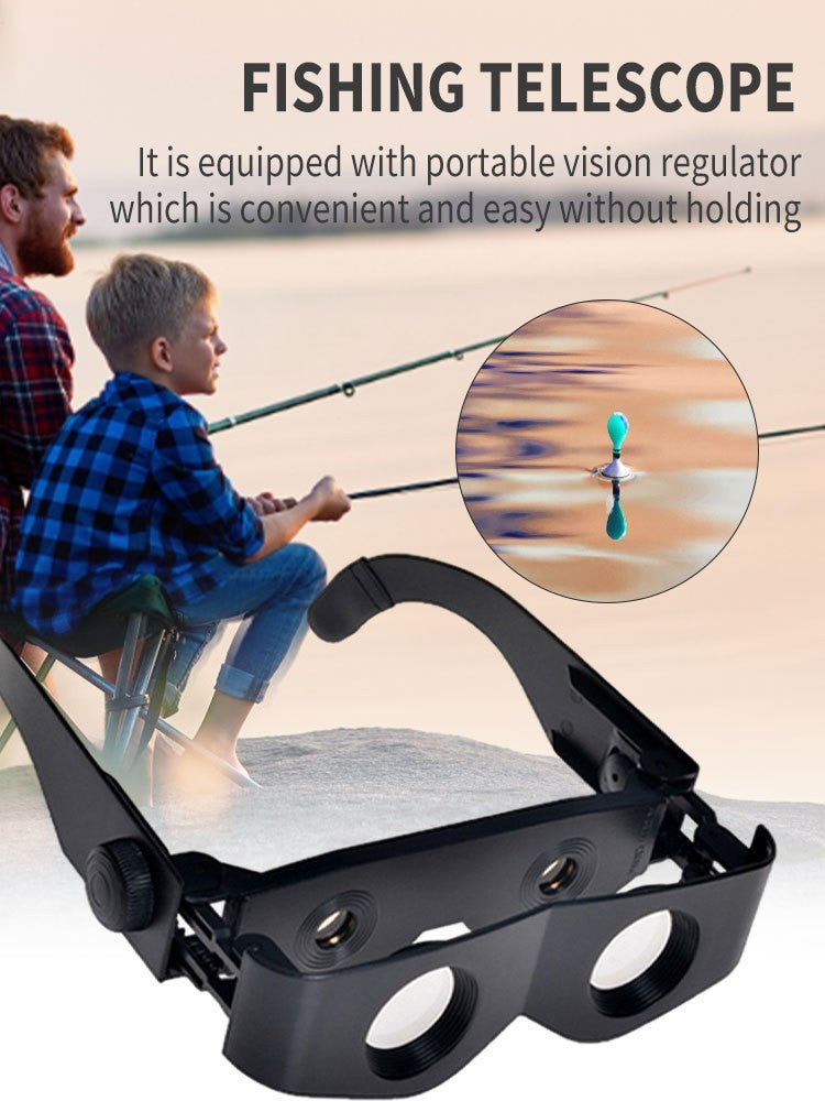 Portable Glasses Telescope Magnifier Binoculars For Fishing/Hiking Binoculars