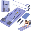 8 in 1 Fitness Board Pilates Reformer Foldable Multifunctional for Home Workouts