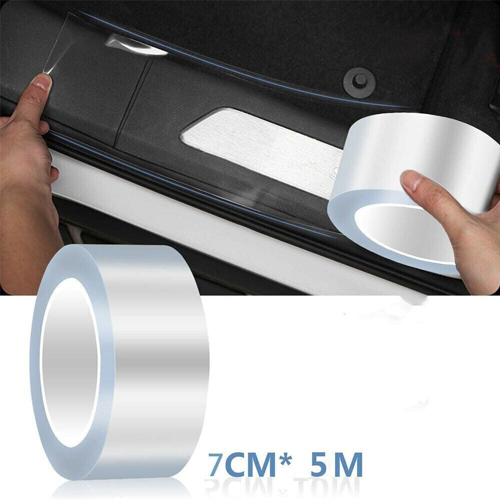 Clear Paint Protection Film Vinyl Wrap Self Adhesive for Car Bike 7CM x 5M UK