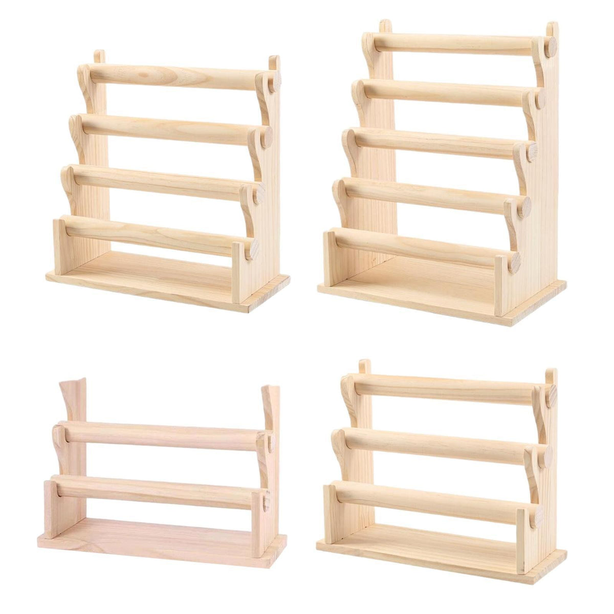 Hair Rope Display Organizer Bracelet Stand Wooden Bracelet Holder Bangles