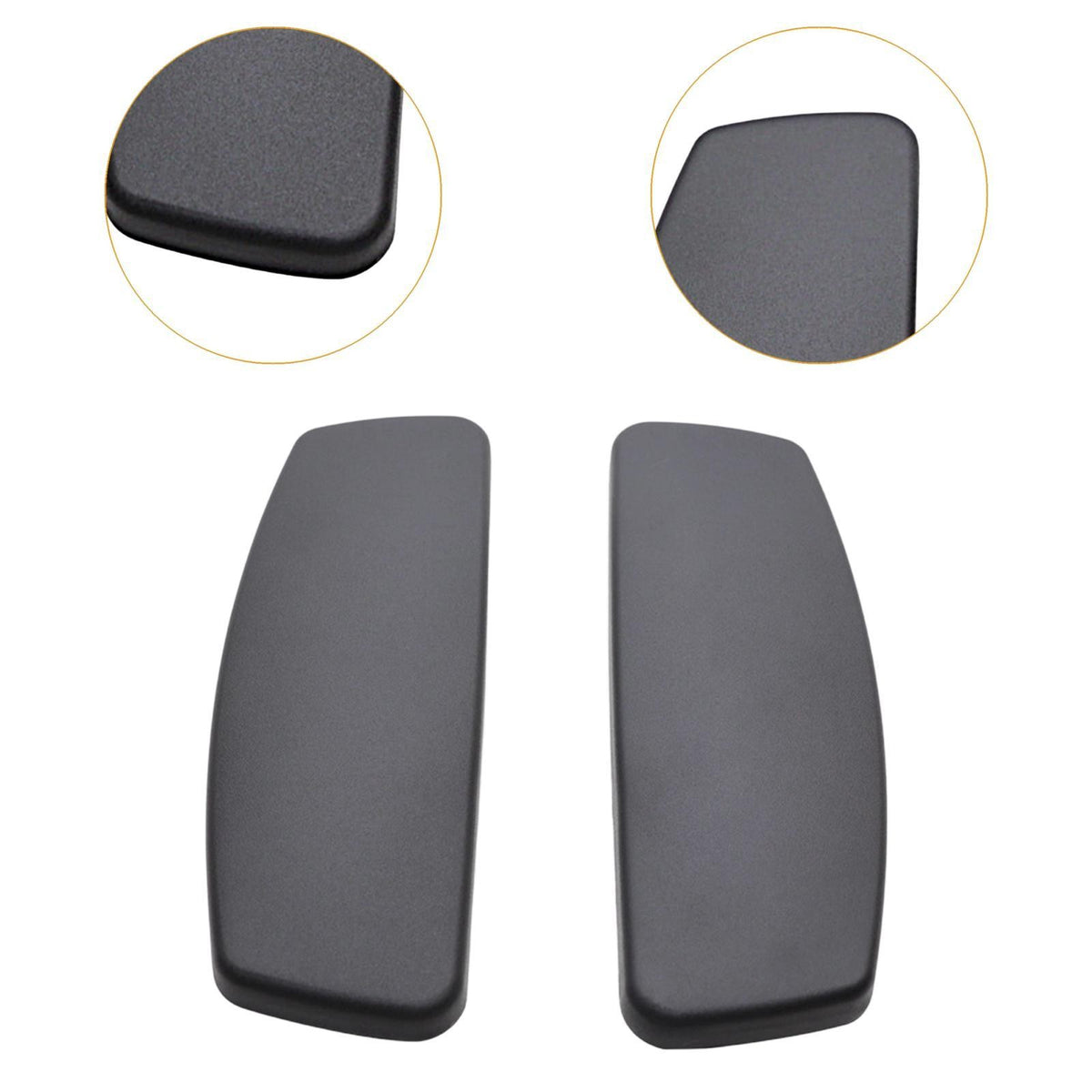 2x Office Chair Replacement Arm Rest with Mounting Hole for Office Chair