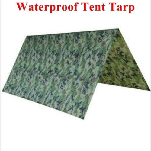 Waterproof Tent Tarp Rain Sun Shade Hammock Shelter Camping Picnic Pad Mat