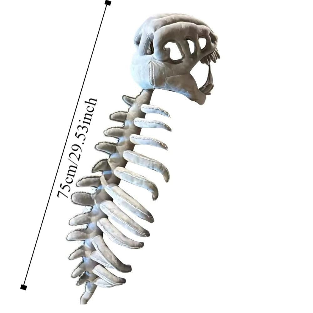Large Size Huge Dinosaur Skeleton Plush Toys Sleeping Cushion Anime Game Gift