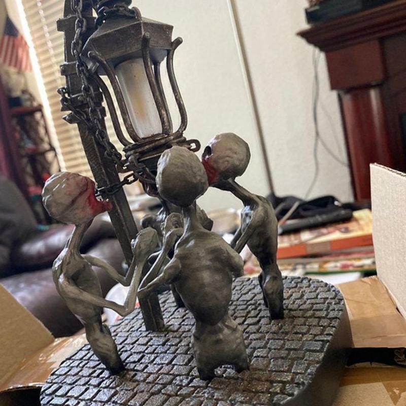 Bloodborne Lamp Night Light Art Figurines Checkpoints Home Ornament Decor D6T1