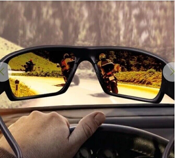2pcs Mens Polarized Sunglasses Women Retro Square Sport Cycling Fishing UV400