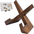 Now Playing Vinyl Record Stand, Solid Wooden Vinyl Record Holder Display Stand
