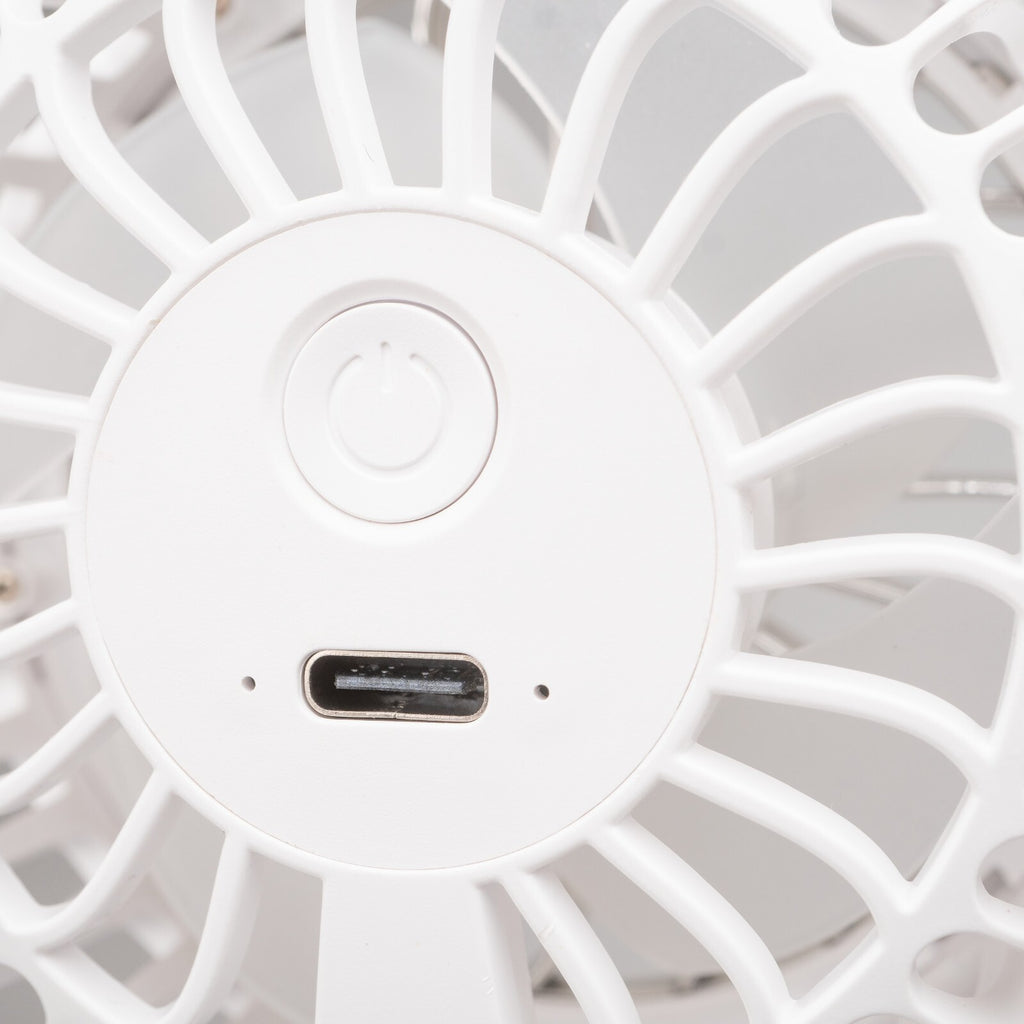 Portable Rechargeable Handheld Fan - Small Quiet Personal Cooler Powered Desk