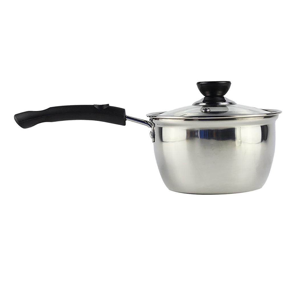 Milk Pot Classic Stainless Steel Thickened With Anti Scald Handle Milk Warme NEW