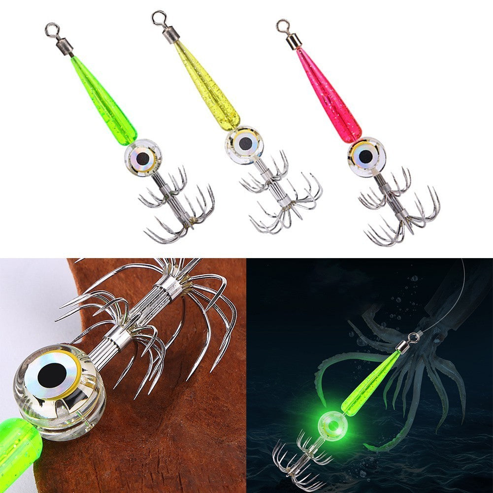 Effective Fishing Lure 3pack with Easy Installation and Fast Action Hooks