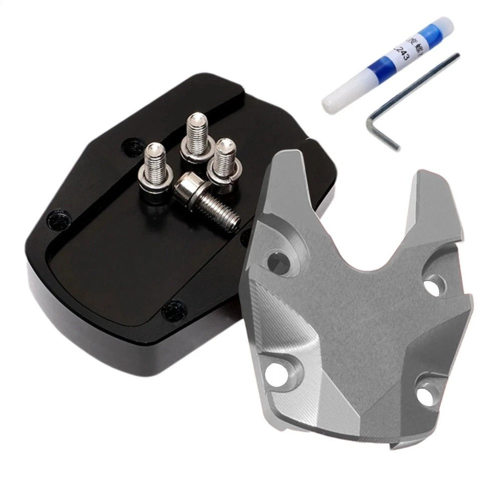 Kickstand Extender Foot Side Stand Extension Pad Support Plate Motorcycle Bikes