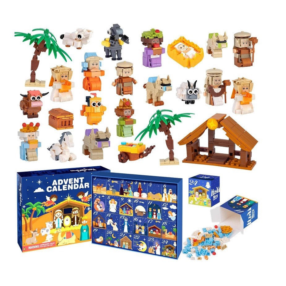 Advent Calendar 2025 XMAS Tree Building Blocks Set Countdown Family Boxes new